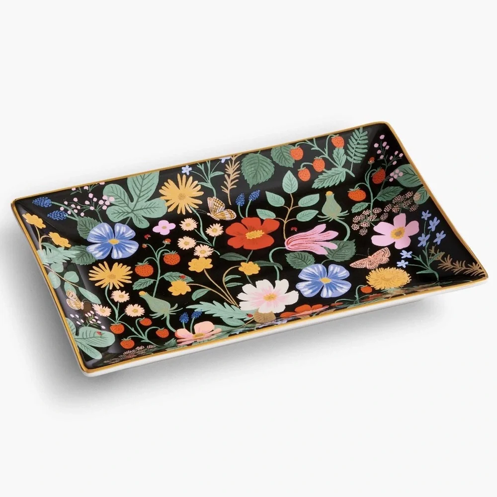 Rifle Paper Co. Catchall Tray - Strawberry Fields - Picture 2 of 5